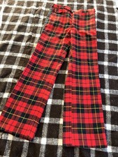 Vintage Ralph Lauren Plaid Wool Pants 32x33  