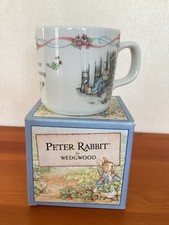Image of New In Box Beatrix Potter Peter Rabbit Christening Mug By Wedgwood