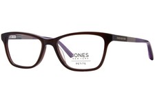 Jones New York J236 0BRO Eyeglasses Frame Women's Petite Brown Full Rim 48mm