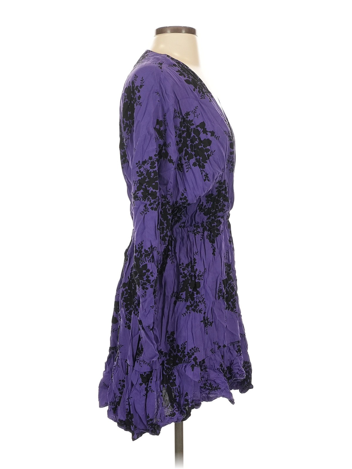 Zara Women Purple Cocktail Dress XS thumbnail 3