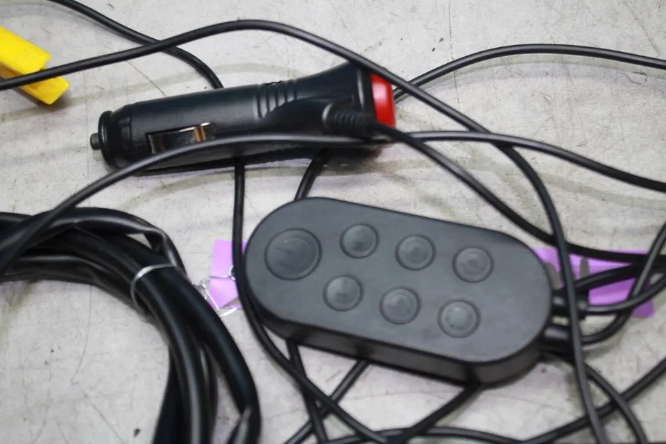 Auto LED tira luz 4pcs 72 LED DC 12V multicolor coche interior - Imagen 3 de 4