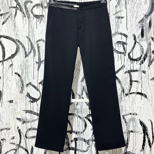 Dirk Bikkembergs, Vintage Dirk Bikkembergs Trouser Black Pants Classic Mens Size 48 Italy Wool