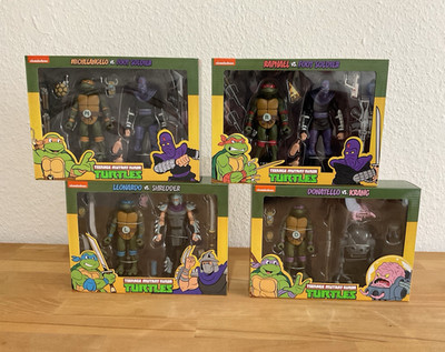 TMNT NECA 2019 - Komplettes 4er Set - Teenage Mutant Ninja Turtles - NEU & OVP