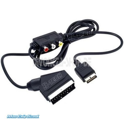 PlayStation 2 PS2 PS3 PSone PSX - RGB Scart Kabel mit Audio Out - NEU + OVP