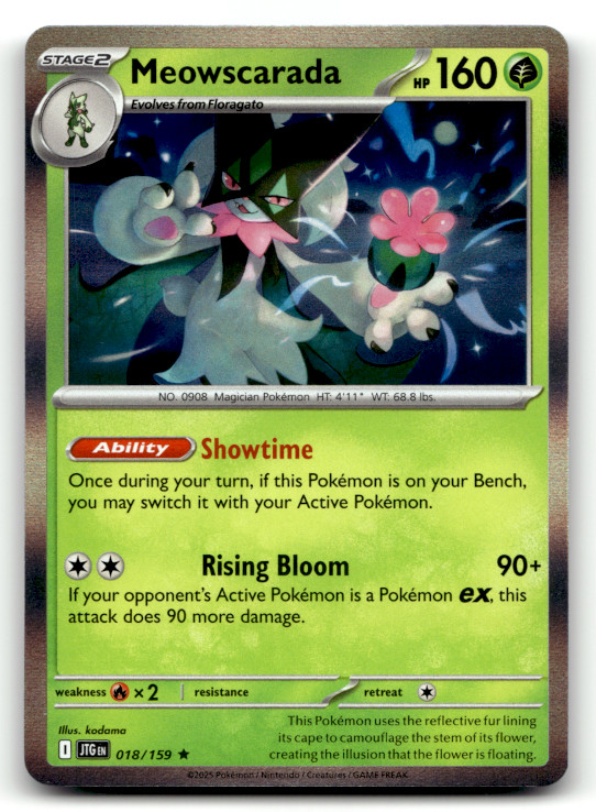 Meowscarada 018/159 Holo Rare SV09: Journey Together LP