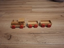 Holzeisenbahn Praunheimer Werkstätten Waldorf Montessori Vintage Holz Eisenbahn