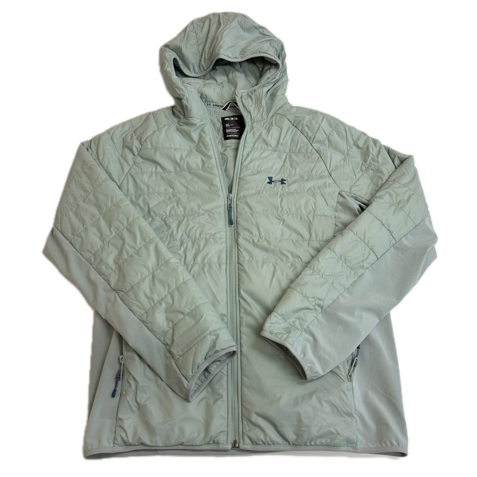 Under Armour Jacket Mens Medium Green Hybrid Storm Insulated Puffer Gorpcore
Opens in a new window o