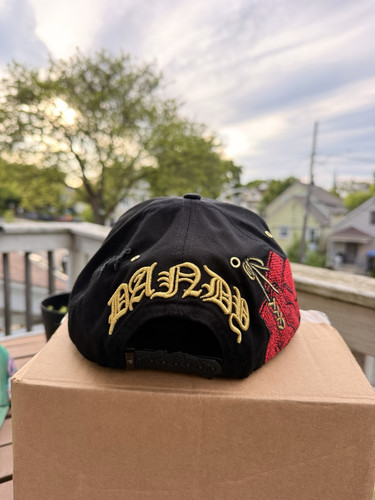 Canelo Boxing Undisputed Champion Adjustable Baseball Cap Hat Black Red Gold