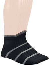 Mens Diabetic Ankle Socks with Seamless Toe and Non-Binding Top,6 Pairs L Siz...