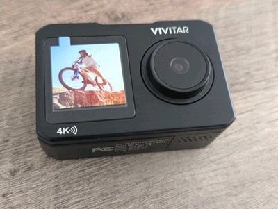 Vivitar Action Camera Kit 4K UltraHD Dual Screen Wifi 8GB Waterproof Shockproof