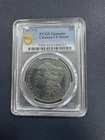 1879-S Morgan Silver Dollar PCGS Genuine Cleaned-VF Detail Rainbow Toned