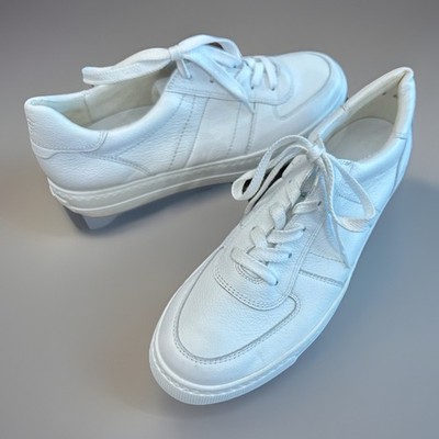 Paul Green Waverly Platform Sneaker Womens US 10.5 Shoes White Leather  White