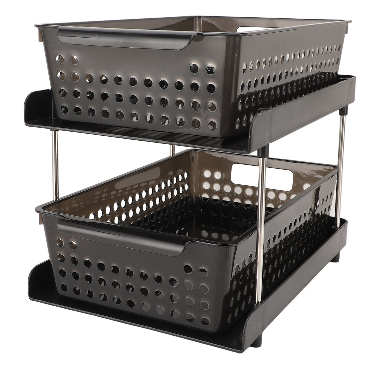 2 Tier Organizer Multi Purpose Storage Baskets Bathroom Storage Organizer Vanity