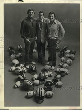 1973 Press Photo ABC football team Don Meredith, Howard Cosell & Frank Gifford