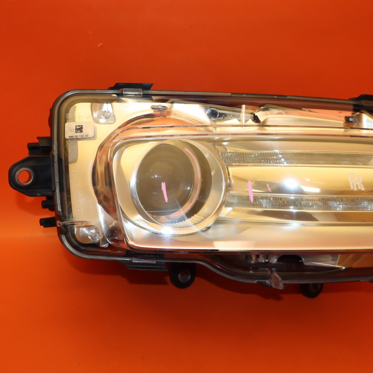 ROLLS ROYCE GHOST WRAITH HEADLIGHT RIGHT PASSENGER 2010-2013 2014 7201166 XENON