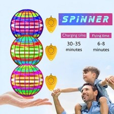 Pro Hover Ball Fliegender Ball LED Spinner Ball Flying Orb Kinder Spielzeug Gift