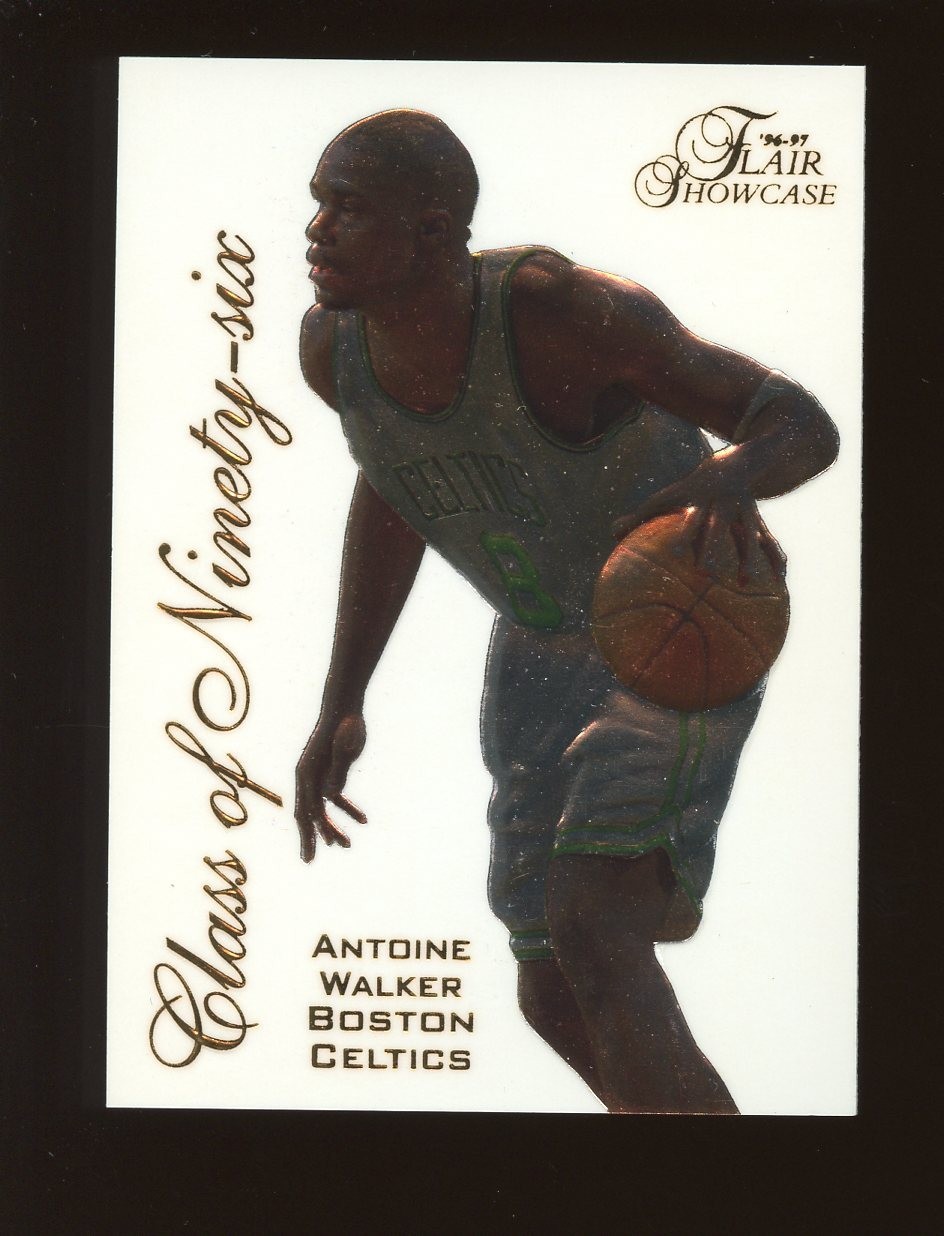 1996-97 FLAIR SHOWCASE ANTOINE WALKER CLASS OF NINETY-SIX #19