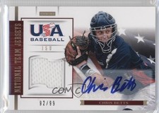2012 USA Baseball National Team 15U Jersey Signatures 92/99 Chris Betts Auto 0o9