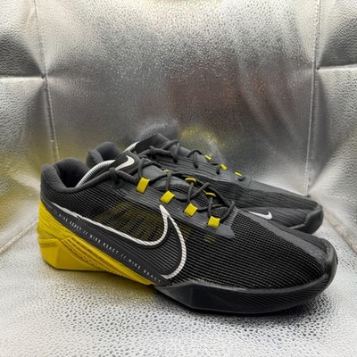 Size 11 Nike React Metcon Turbo Dark Gray Bright Citron Sneaker Shoes CT1243-007