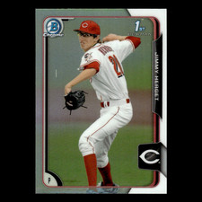 Jimmy Herget #30 2015 Bowman Chrome Draft Refractor Cincinnati Reds Baseball MLB