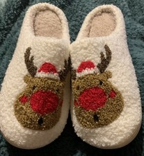 Women House Slippers Rudolph Size42-43 New Without Tags