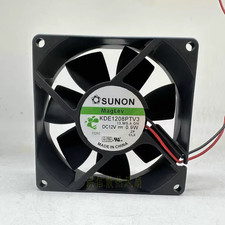 1 PCS SUNON Fan KDE1208PTV3 DC12V 0.9W 8025 80 25MM 2 wire cooling fan