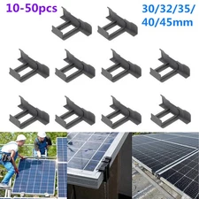 10/20/50X Photovoltaic Panel Water Guide Mud Clamp Solar Water Drain Remove Clip
