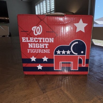 W 2016 Election Night Republican Party Elephant Figurine with Box