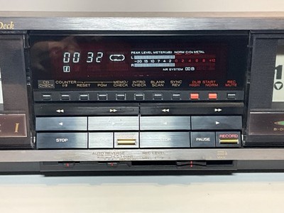 TEAC W-990RX ダブルカセットデッキ Teac W-990RX Double Cassette Deck Auto-Reverse No Remote