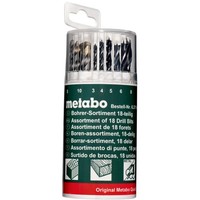 Metabo 627190000 18Teilig Universal-Bohrersortiment Metall, Stein, Beton,