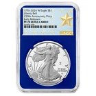 2026-W $1 1-oz Proof American Silver Eagle NGC PF70UC ER West Point Star Label