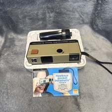 VINTAGE KODAK HAWKEYE POCKET INSTAMATIC CAMERA NO FILM ORIGINAL FOAM UNTESTED