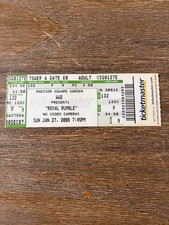 2008 WWE Royal Rumble 2008 WWE Madison Square Garden 1/27 Ticket Stub Wrestling