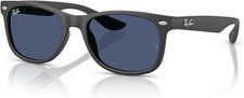 Ray-Ban Junior Kids RJ9052S New Wayfarer Square Sunglasses Dark Gray NEW