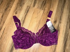 BALI Lift LACE Desire Underwire Bra PLUM Style DF6543 Size 36DD NWT