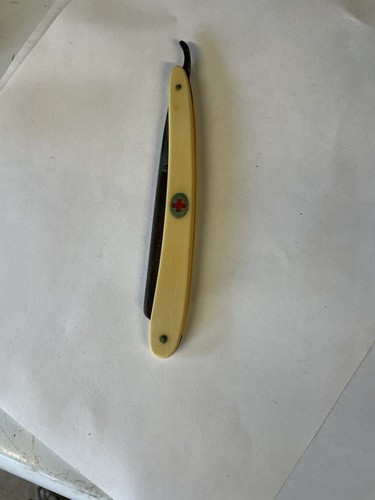 Old Vintage Genco Red Cross Straight Razor | eBay