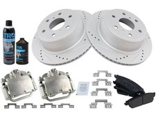 For 2007-2014 Gmc Yukon Brake Pad Rotor And Caliper Set Rear 45964yhcv 2008 2009