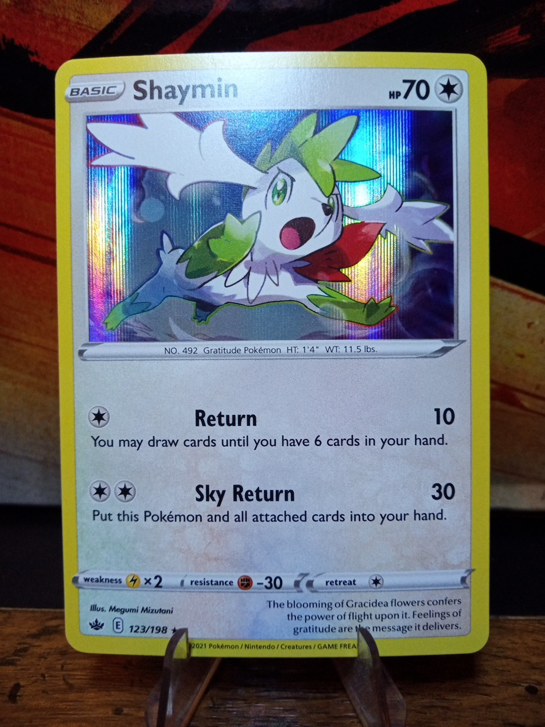 2021 Pokemon Chilling Reign Shaymin #123