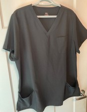 Black Size XL Scrub Top Multiple Pockets Great Condition