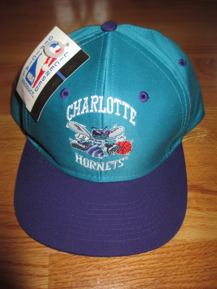 Vintage Logo 7 CHARLOTTE HORNETS (Adjustable Snap Back) Cap