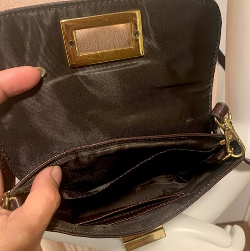 Rowallan of Scotland Women’s Dark Brown Smooth Leather Small Crossbody Bag - Picture 14 of 17