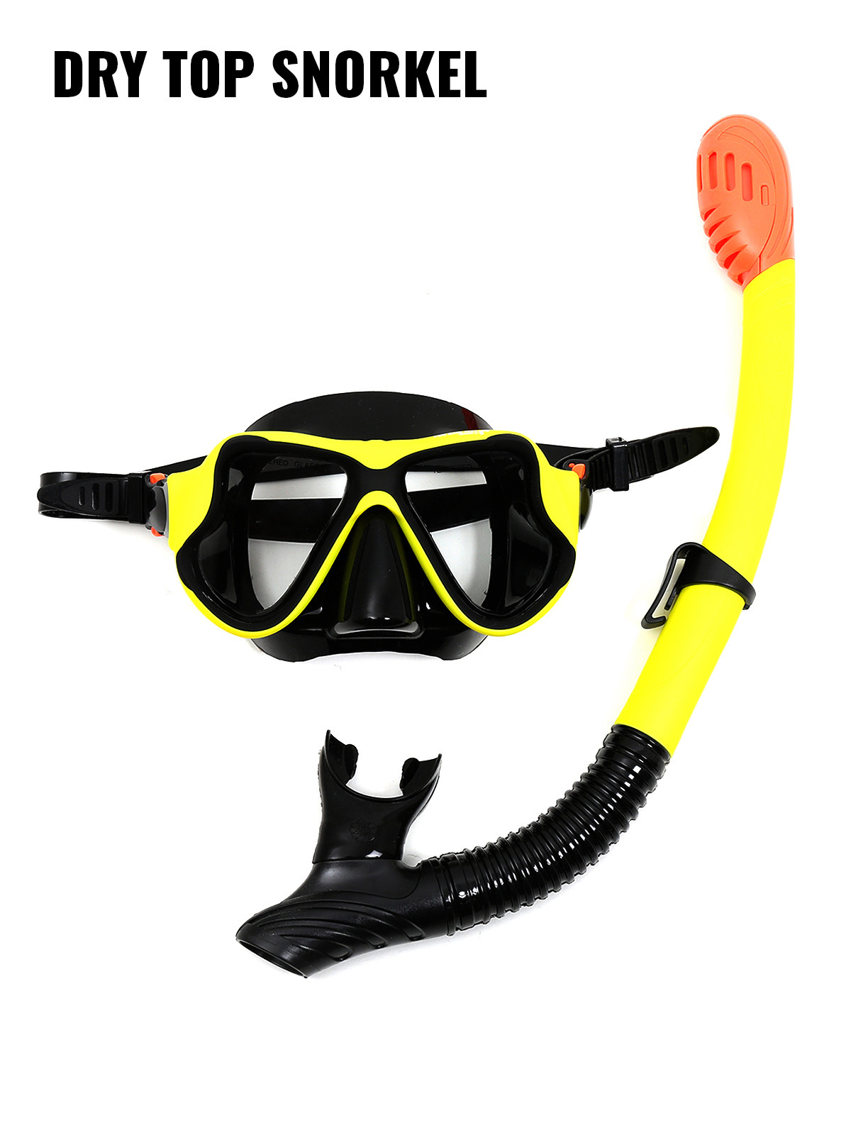 TBF Adults Mask and Snorkel Set Diving PVC / SILICONE Set Snorkelling