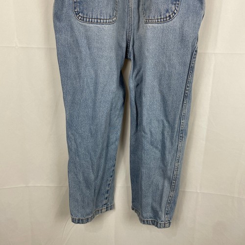 Looney Tunes Youth Vintage 1997 90s Blue Denim Bib Overalls Tweety Bird Size 6 - Picture 11 of 11