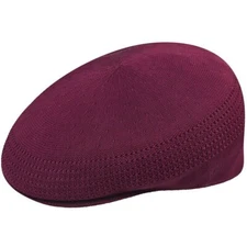 Kangol Tropic 504 Ventair 792179503764 NEW Men's Hat BURGUNDY Polyester SMALL