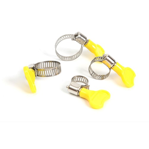 10pc Hose Clip Set Easy Turn Butterfly Jubilee Type 16-25mm Clamp - Picture 9 of 12