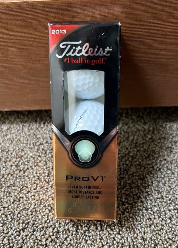 Sleeve of Titleist Pro V1 Golf Balls - NEW!