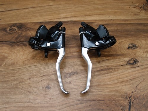 1990's brake levers & shifters Shimano Deore LX ST-M565 VIA Japan 3 x 8 speed