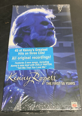 Time Life Kenny Rogers The First 50 Years New Sealed OOP 3 CDs Dolly Parton