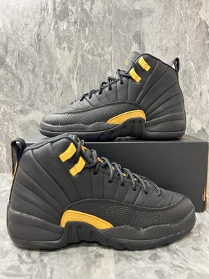 Air Jordan 12 Retro GS 'Black Taxi' 153265-071 Youth Size 5Y/Women Size 6.5  | eBay