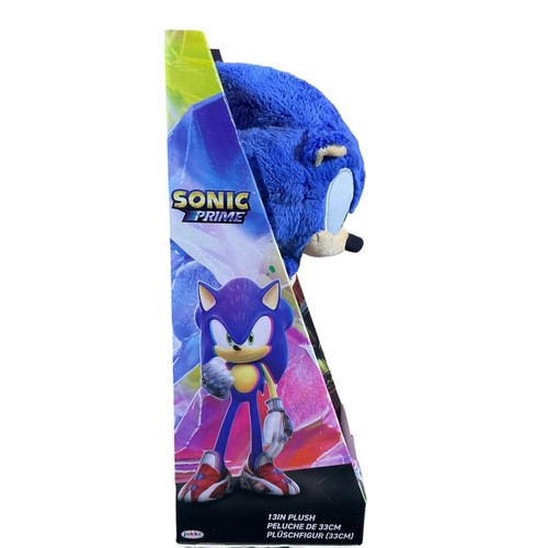 Peluche Jakks Pacific Sonic The Hedgehog Sonic Prime 13" Sega Netflix - Foto 2 di 5